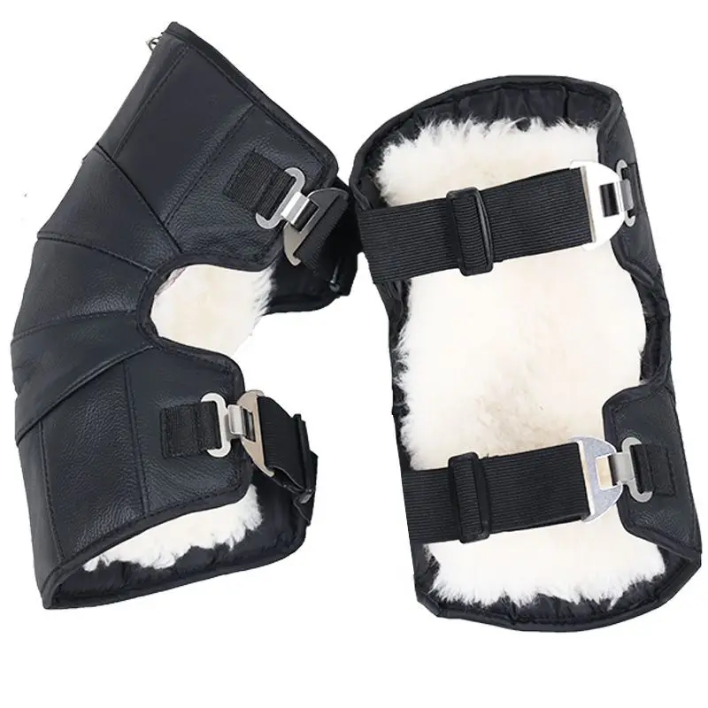 오토바이 무릎 패드 겨울 방풍 탄성 무릎 슬리브 오토바이 스키 라이딩 모토크로스 여성 남성용 무릎 워머