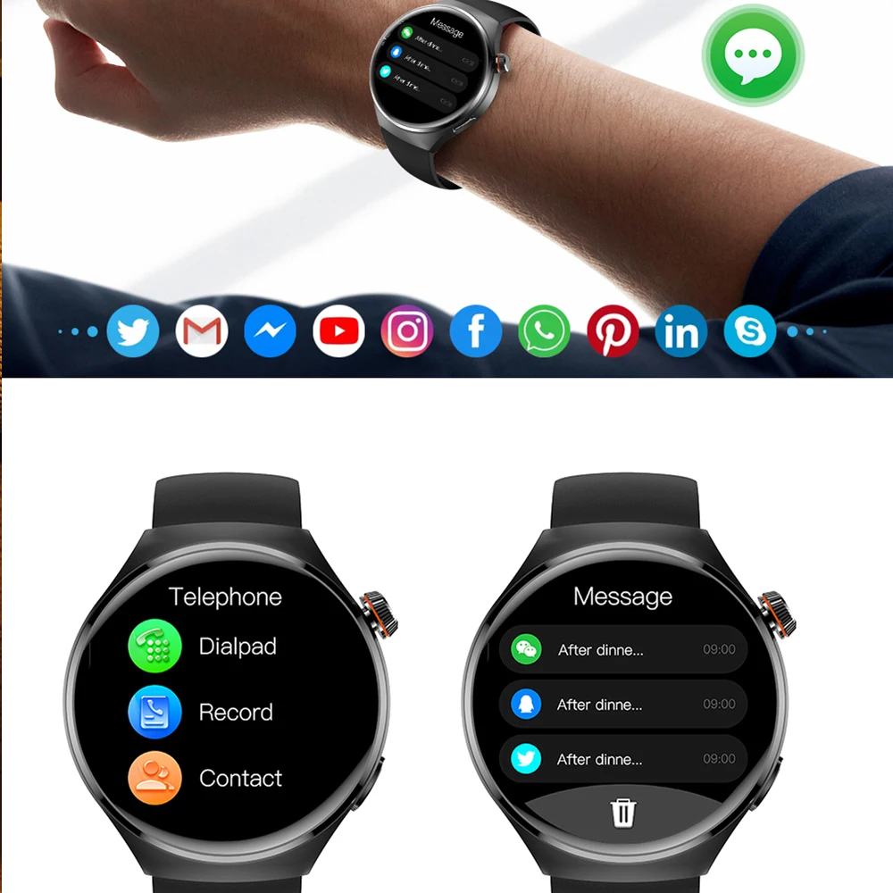 2026 New 1.39 "HD Screen Smart Watch BT Call Heart Rate Health Monitoring IP67 Waterproof Smart Watch for Android iOS GPS Track 4