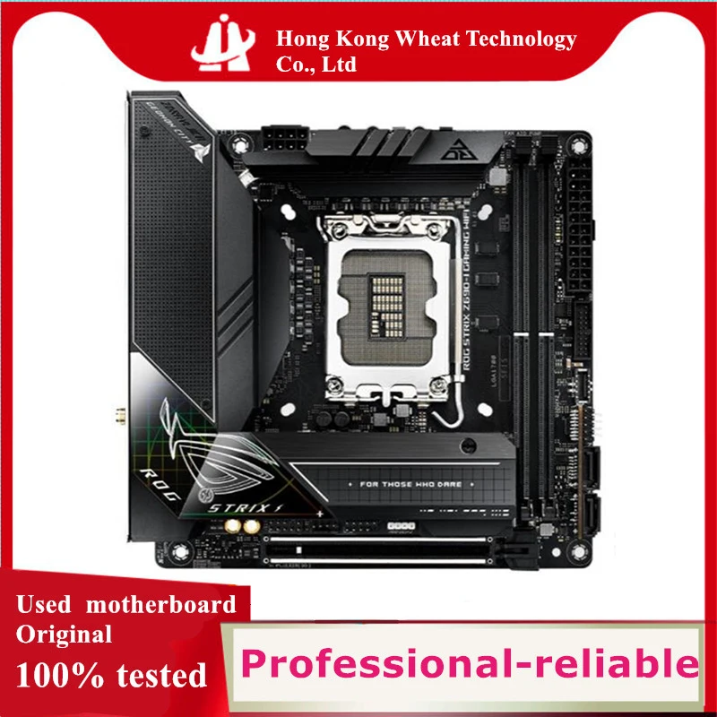 Scheda Madre Intel Z690 Z690I Rog Strix Z690-I Gaming Wifi Usata Scheda Madre Desktop Lga 1700 Lga1700 Ddr5 64Gb Nvme Sata3 Originale