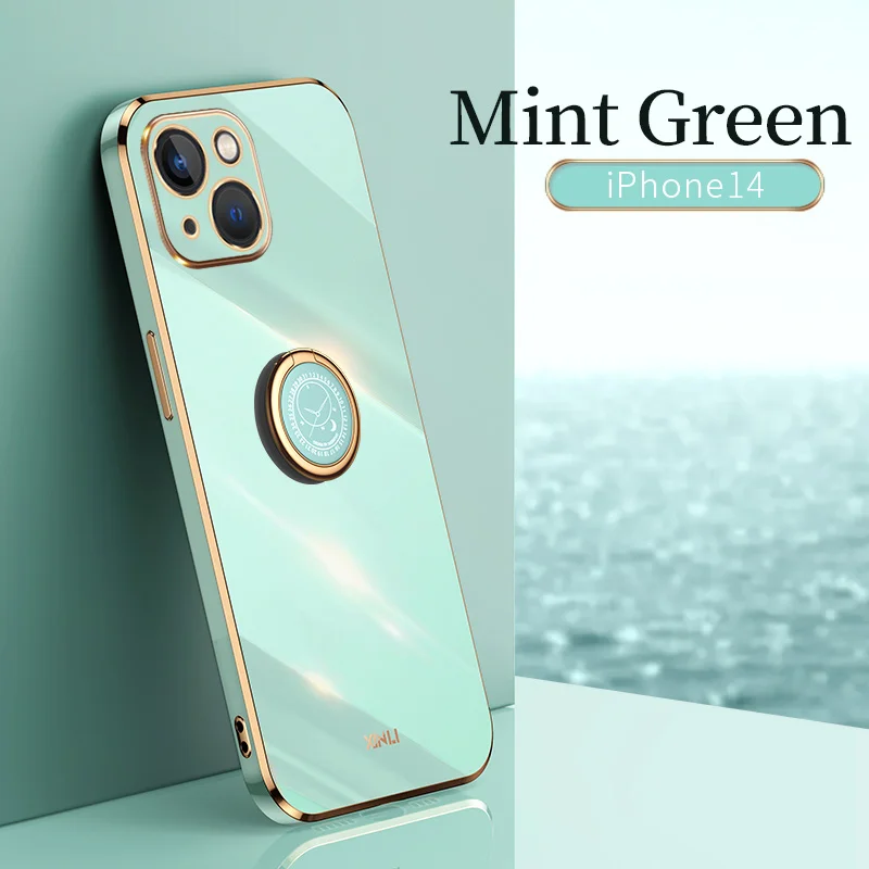Luxury Plating Silicone Phone Case Cover