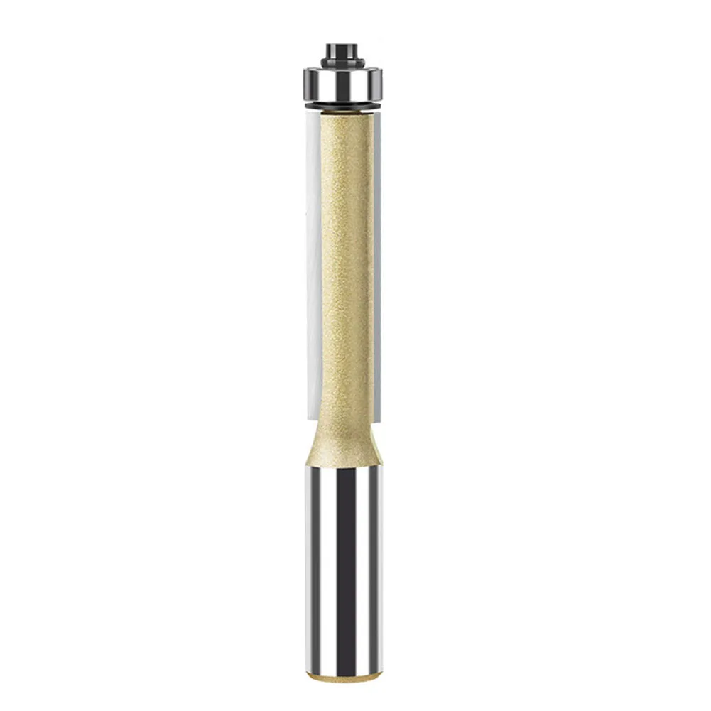 

High Quality Router Bit Power Tools For Woodworking Trimming With Bearing Woodworking Milling Cutter 1Pcs Metal