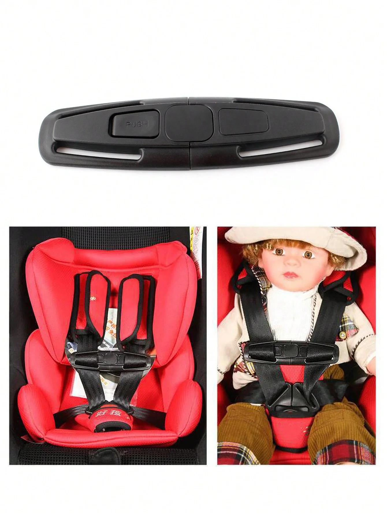 1PC safety belt chest buckle car child safety seat 5-point anti slip belt fixing buckle
