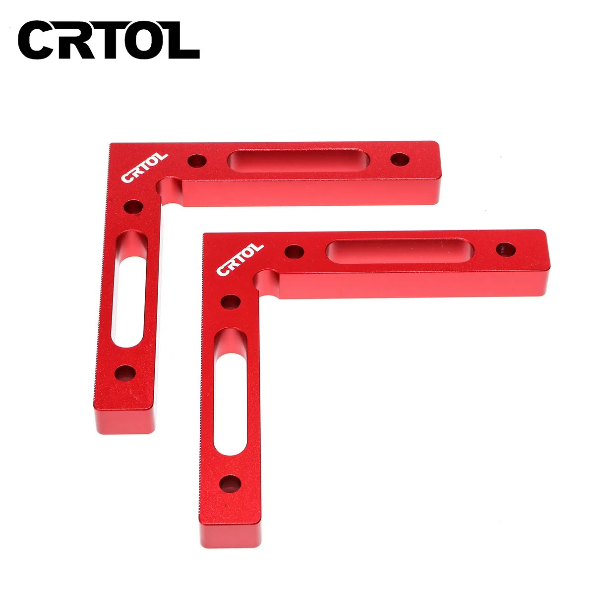 CRTOL 2 Set Positioning Woodworking Fixture Aluminium Alloy 90 Degree