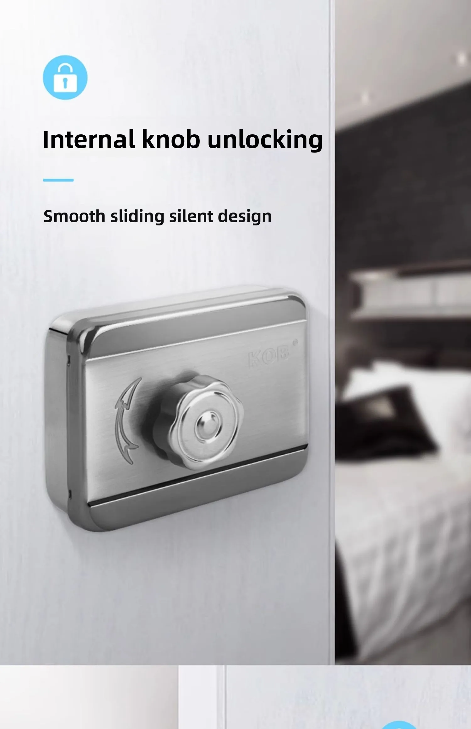 Intelligent Spiritual Lock Building Access Control Silent Electronic Control Loc