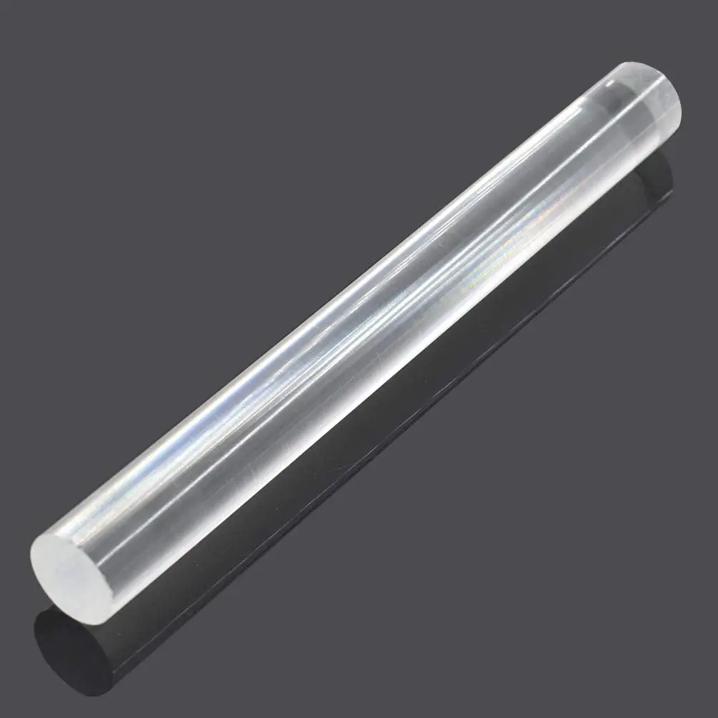 Smooth Acrylic Clay Rollers Solid Tube Clay Roller Clear Rolling Pin Polymer Tools for DIY Crafts Sculpting Handmade Art