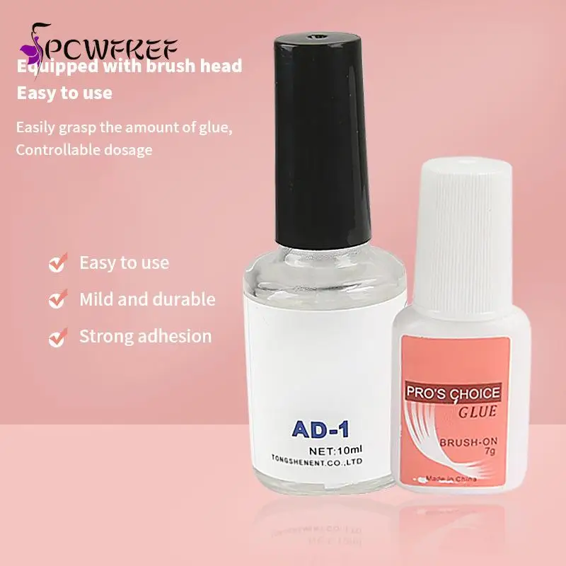 

Клей для искусственных ногтей, клей для ногтей для искусства ногтей, Быстросохнущий для УФ-геля, акриловых искусств, инструмент для накладных ногтей