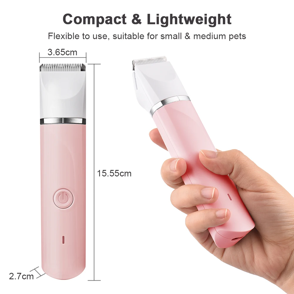 Pet clipper multi-functional wireless low noise for dogs cats rabbits grooming haircut machine
