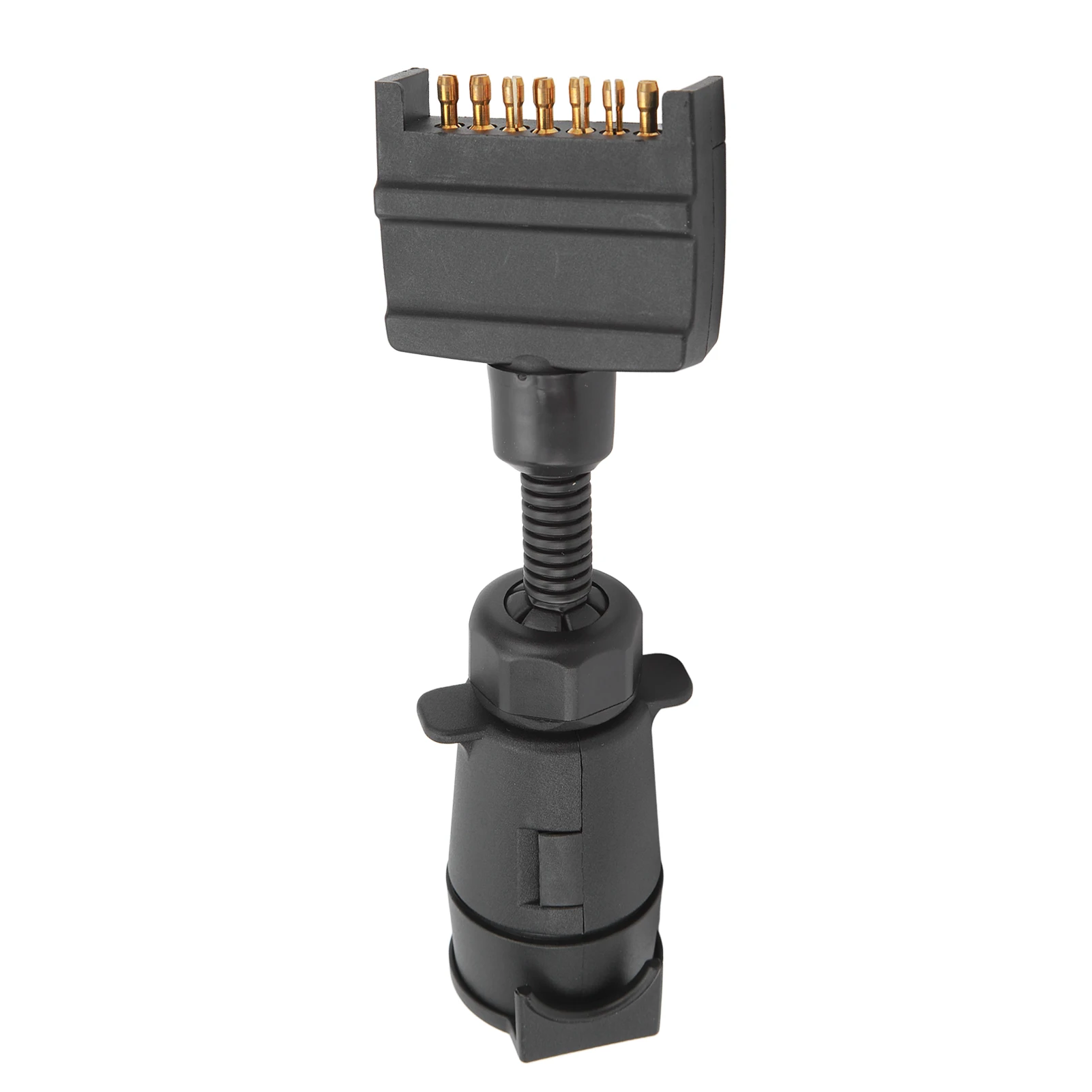Trailer Adapter Plug 7 PIN Round Female to Flat Male Simple to Operate Wiring Connector For Caravan Boat