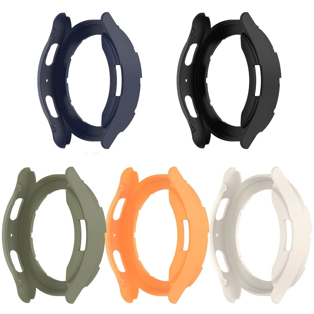 Soft TPU hollow case for Samsung Galaxy Watch 7 44mm 40mm silicone protective bumper accessories
