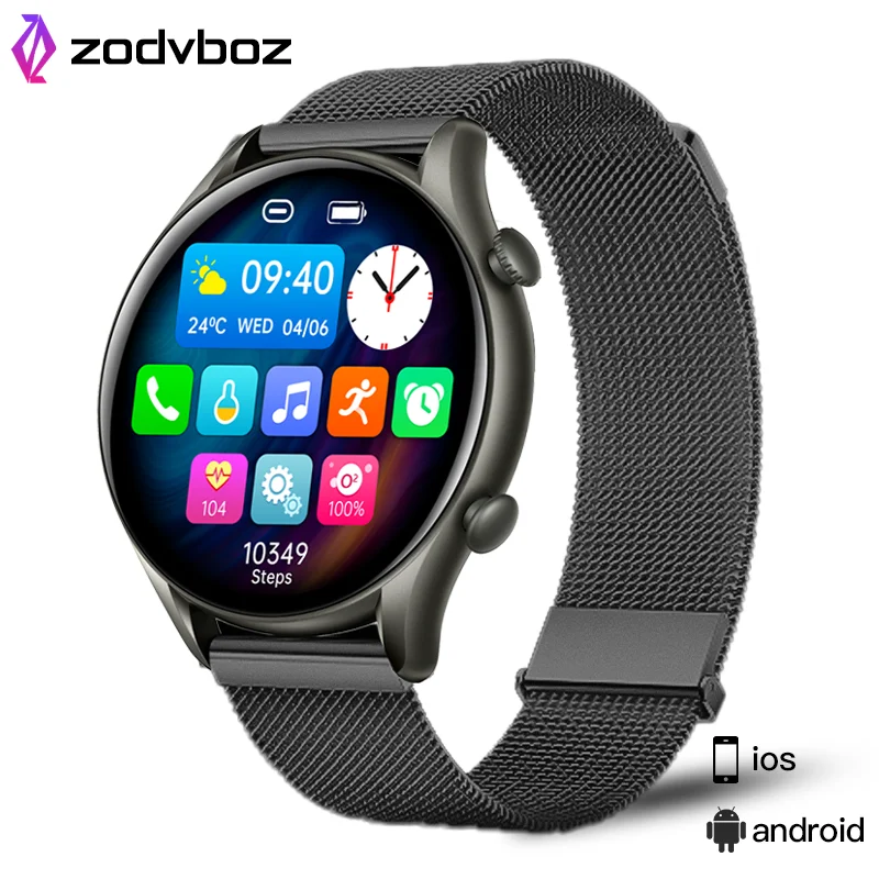 2022 New 360*360 Full Touch Screen Smart Watch Men Custom Dial Sport Watches Women Heart Rate Waterproof Smartwatch For Ladies