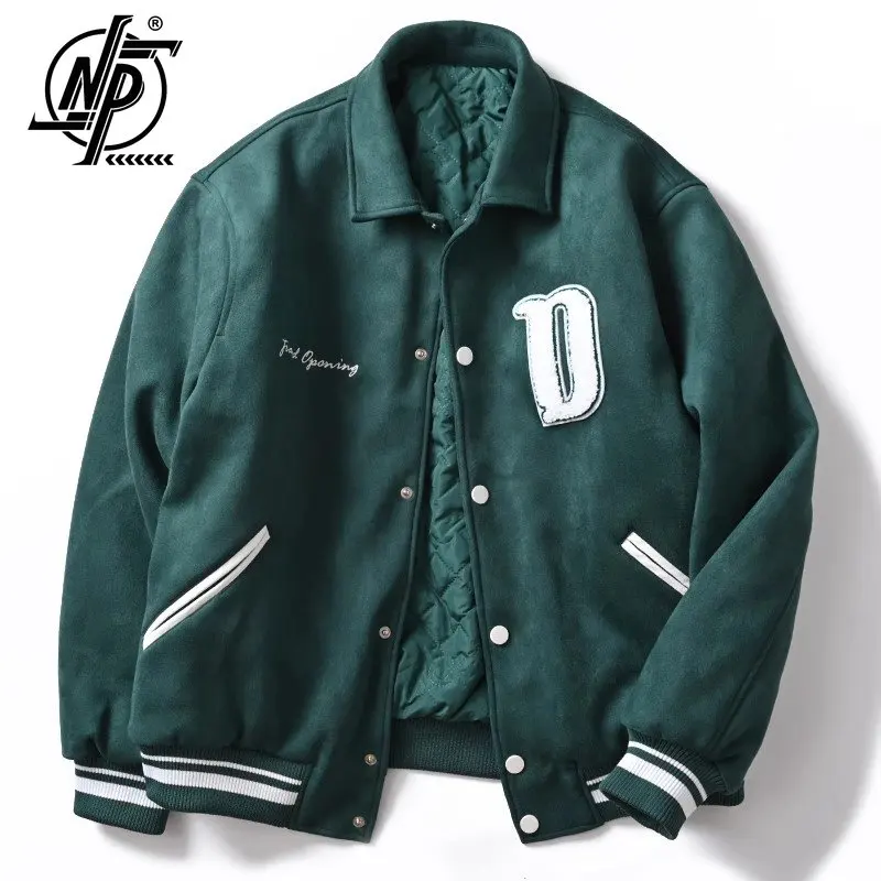 Manfinity StreetEZ Chaqueta Casual De Béisbol Con Estampado De Letras
