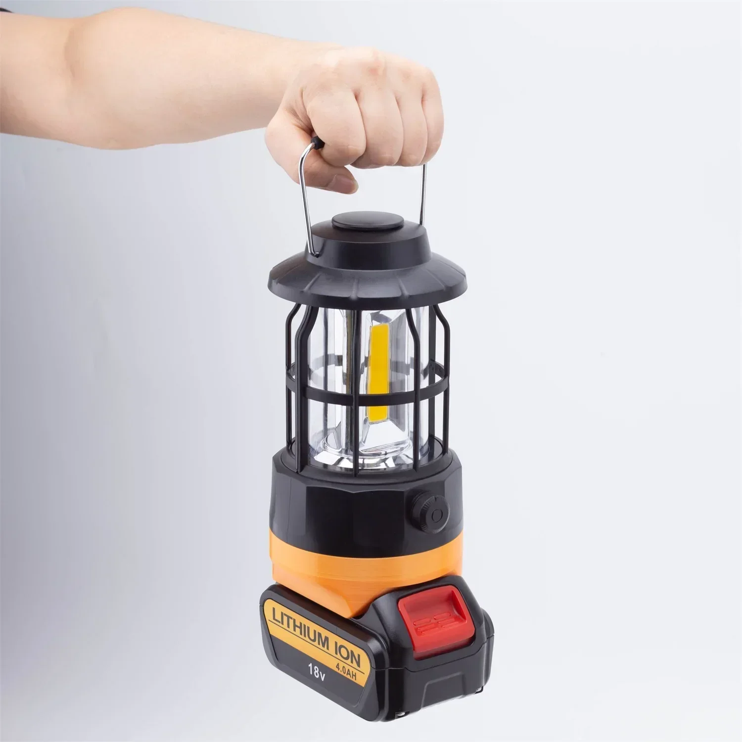 LED Camping Lantern Retro Light For Dewalt 20V Li-ion Battery