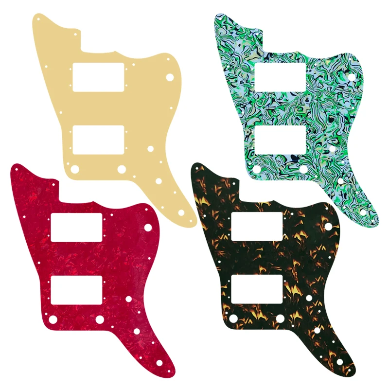 5Pcs Xinyue Custom Guitar Pickguard - For Us Fd Jazzmaster Guitar Pickguard With Wide Range Humbucker Pickups Many Colors