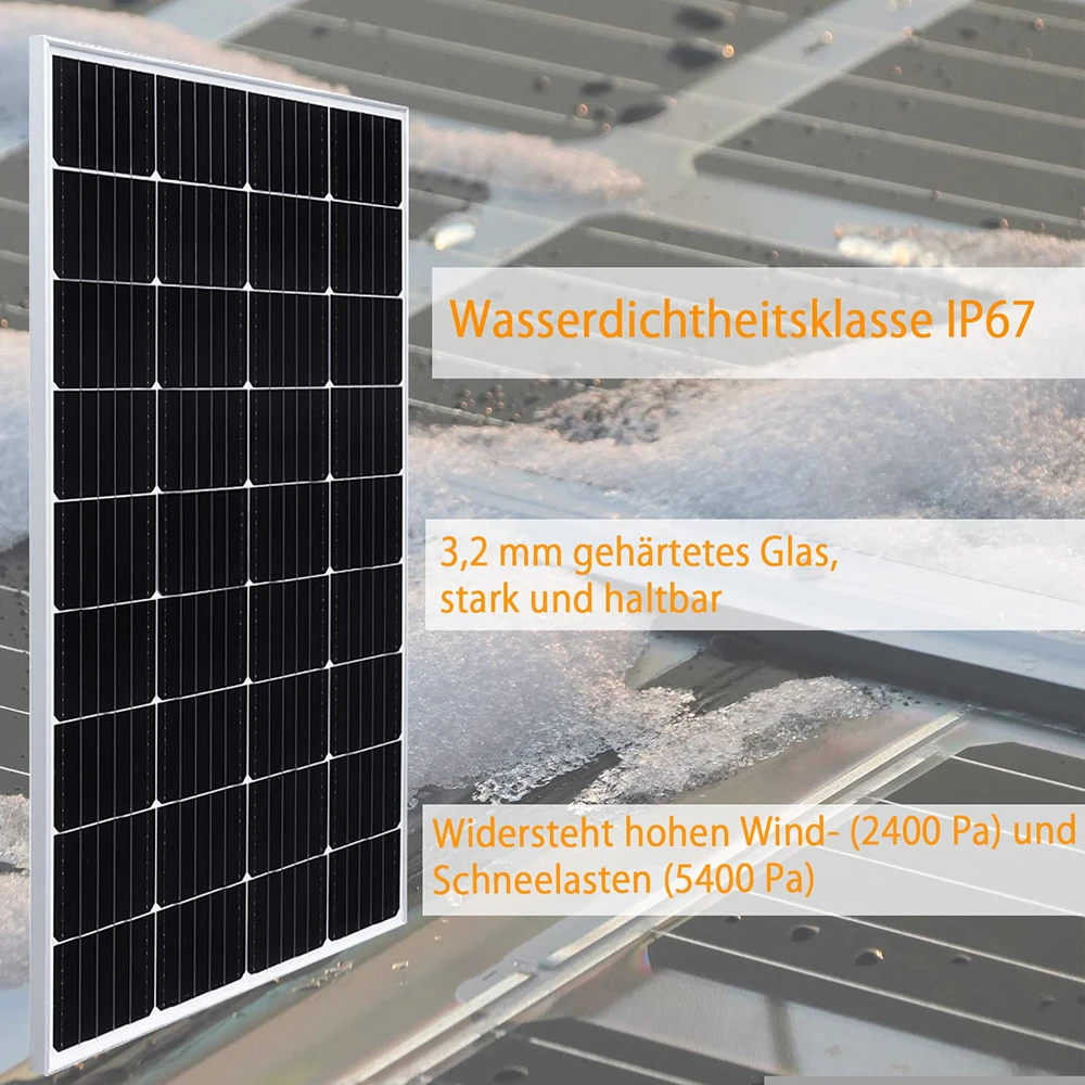 XINPUGUANG Rigid Solar Panel 2000W Mono solar panels 10x 200w renewable energy for battery charger roof farm wholesale camping