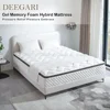 Double Mattress, 14" Boxed Queen Mattress, Gel Memory Foam and Built-in Spring Hybrid Mattress with Individual Pocket Springs 3