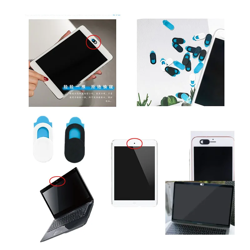 Sliding Webcam Cover - Privacy Sticker for Laptops, Tablets, and Phones