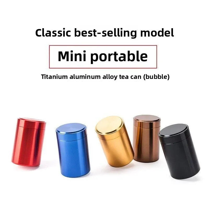 Tea tin box Tea can small mini tin can sealed box horse mouth portable packaging empty
