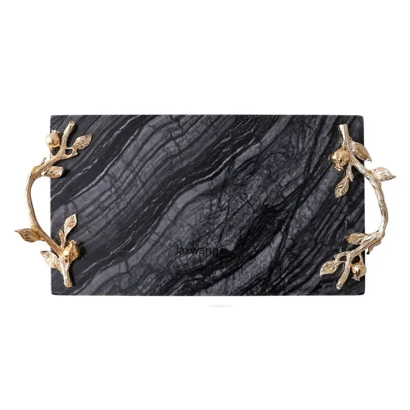 Bathroom Tray Luxury for Bathroom Nordic Marble Tray Shelf Washing Desktop Selves Storage Sink Storage Box N