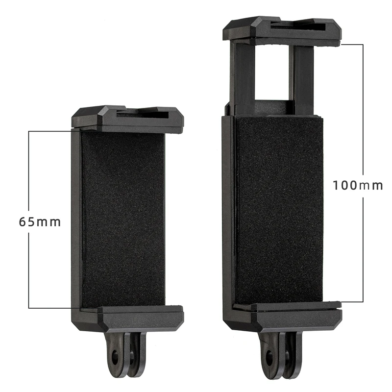 Phone Tripod Tripod Fix Mount With Cold Shoe Mount Mobile Phone Clip 1/4 Screw Hole Adapter Holder For iPhone 13 Xiaomi LED Video Light Flash