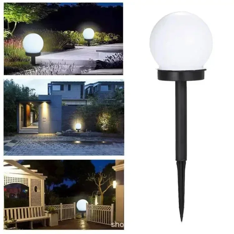 Bola de luz LED Lámpara solar Exterior Césped Lámpara Bola luminosa Piscina Iluminación Control remoto - Imagen 10 de 11