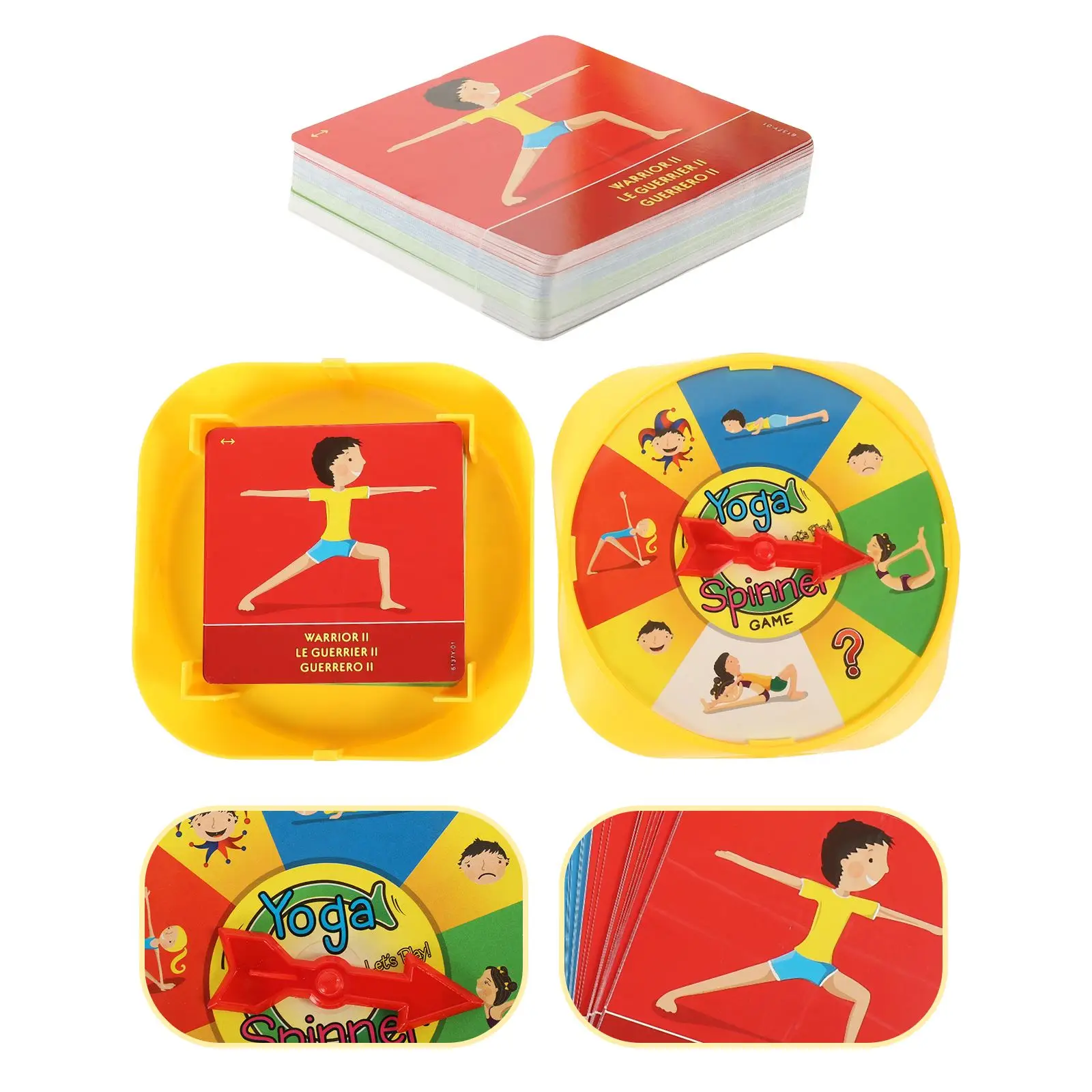 1 Set Twerking Children&rsquo;s Toys Children&rsquo;s Twerking Of Family Turnable Educational Yoga Pose Board Game