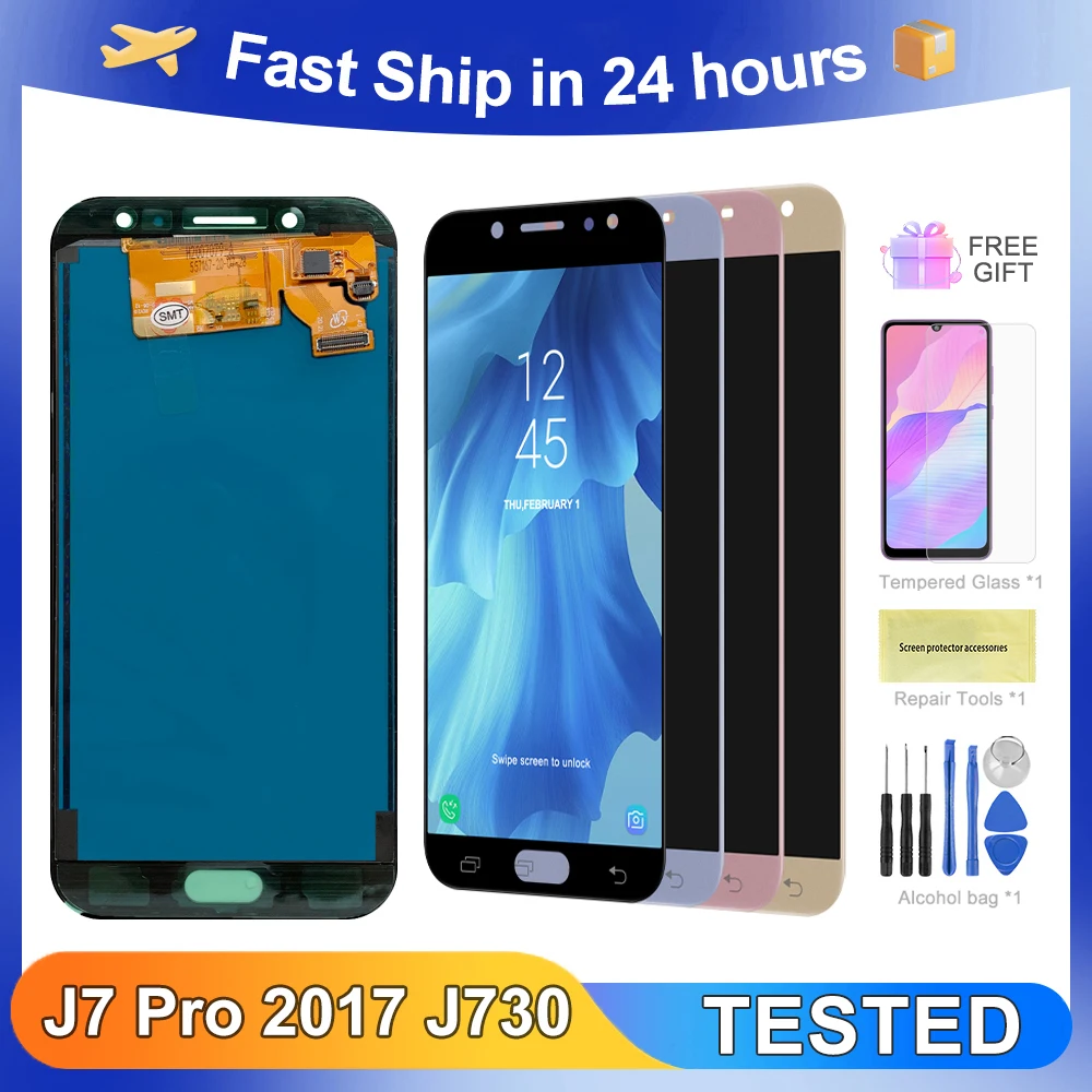 J730-5-5-For-Samsung-For-J7-Pro-J730F-J730GM-DS-J730G-DS-LCD-Display ...