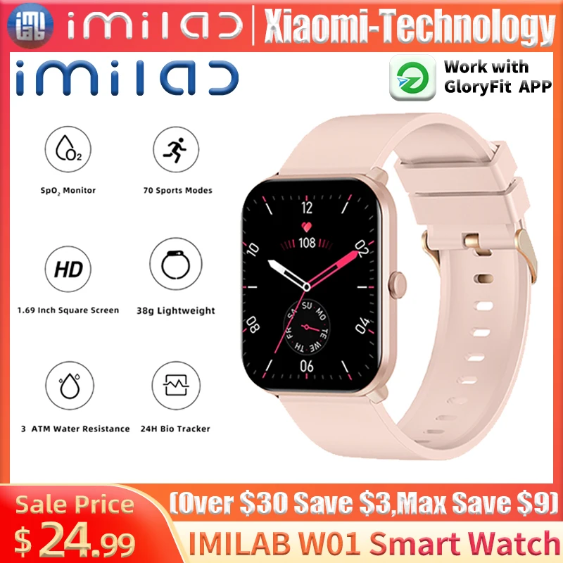 Montre Connectée Imilab smart Watch W01