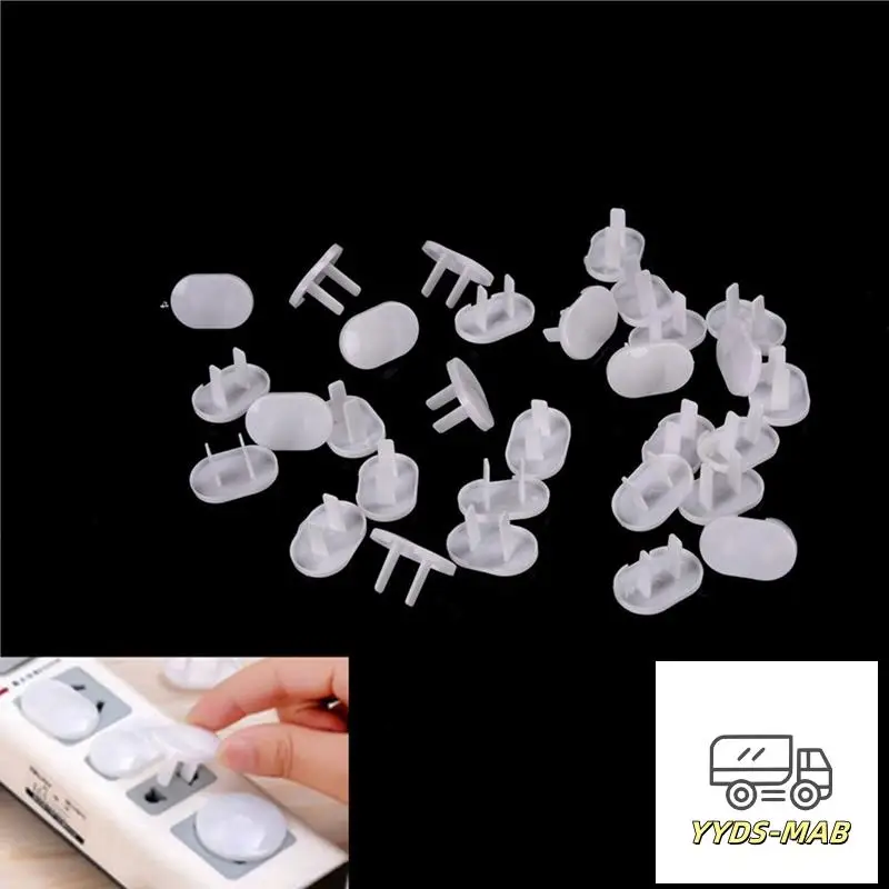 150Pcs Anti Electric Shock Plugs Protector Cover Cap Power Socket Electrical Outlet Baby Children Safety Guard Two Holes