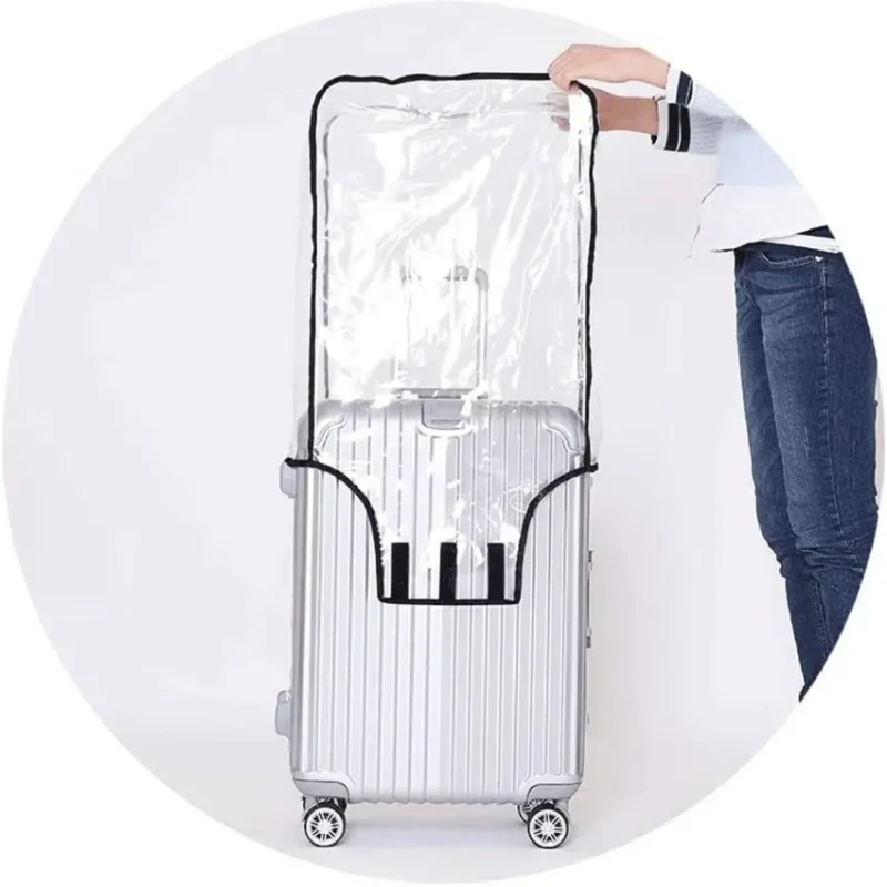 New Full Transparent Luggage Protector Cover Waterproof  Dustproof Durable Suitcase Cover Protector Travel Accessories PVC Case