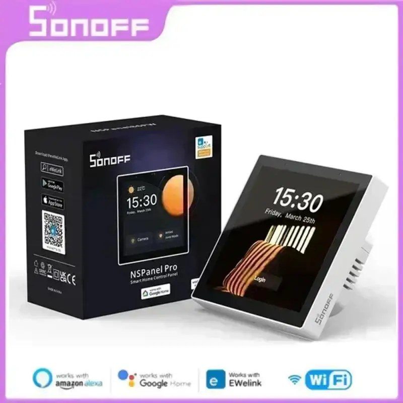 Sonoff Ewelink Nspanel Pro Zigbee 3.0Smart Home Pannello Di Controllo Alexa Google Home Thermostst Consumo Energetico Modulo Interruttore Fai Da Te