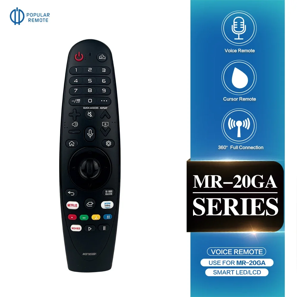 Волшебный пульт дистанционного управления MR20GA AKB75855501 для LG TV AN-MR650A AN-MR18BA для контроллера серии Rx WX с голосовой функцией