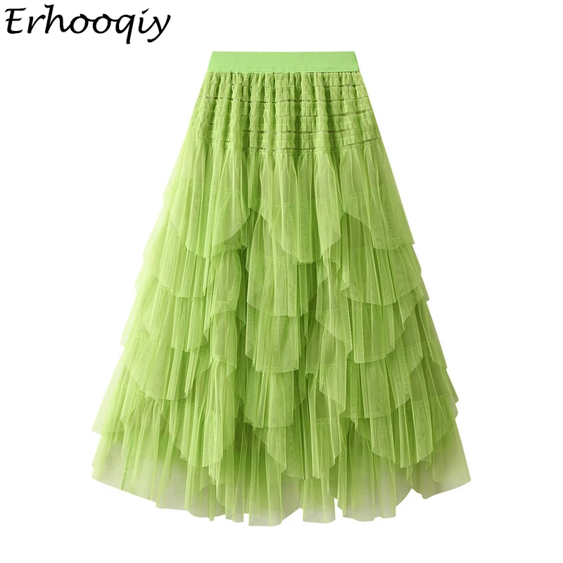 

Length 92CM Long Tulle Skirt for Women Floor-Length Maxi Mesh Long Skirt Women Sweet A-line Skirt Lady Long Tutu Party Clothes