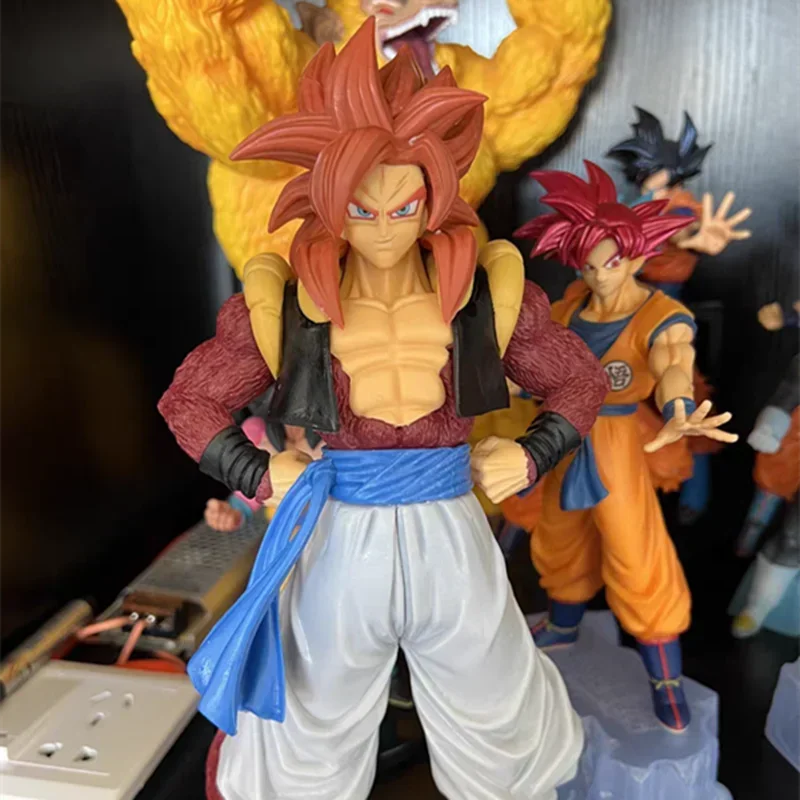 

Hot Dragon Ball Anime Figurine Gogeta Ssj4 Super Saiyan 4 Goku Vegeta Broly Vegetto Statute Collectiable Decoratiable Kids Gift