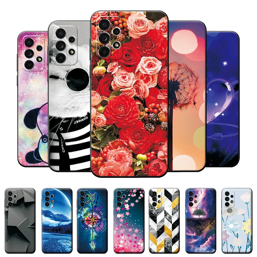 Per Samsung A73 5G Custodia New Fashion Cute Painted Cover Per Samsung Galaxy A73 Custodia Morbida In Silicone Per Galaxya73 Samsung A73
