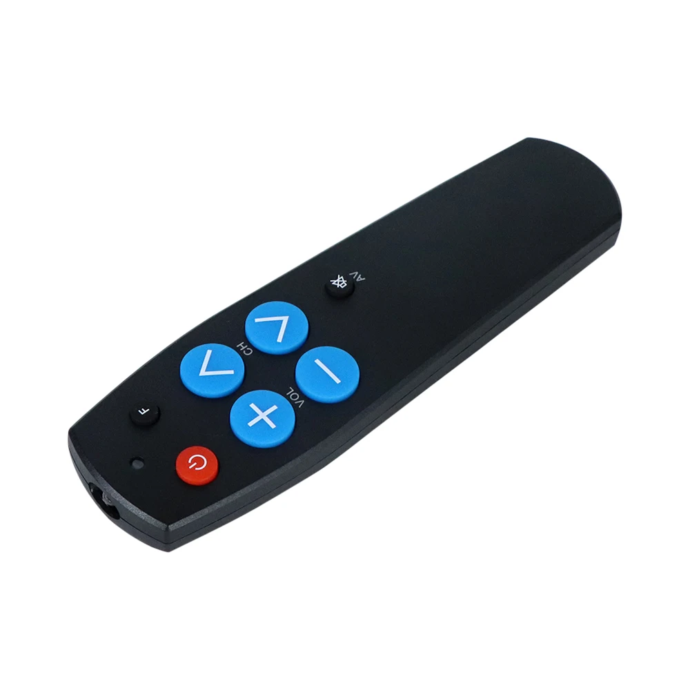 Universal Big Button Remote Control for Elderly - 7 Large Keys Learning Remote for Smart TV/Streaming Box/DVD, No Code Needed