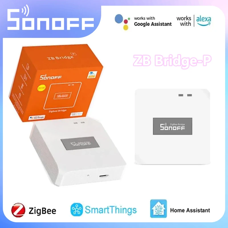 Sonoff-gateway Zigbee Pro Wi-fi Ponte Zb-p Protocolo Duplo Cena Inteligente Local Via Ewelink Alexa Google Smart Things Esp32
