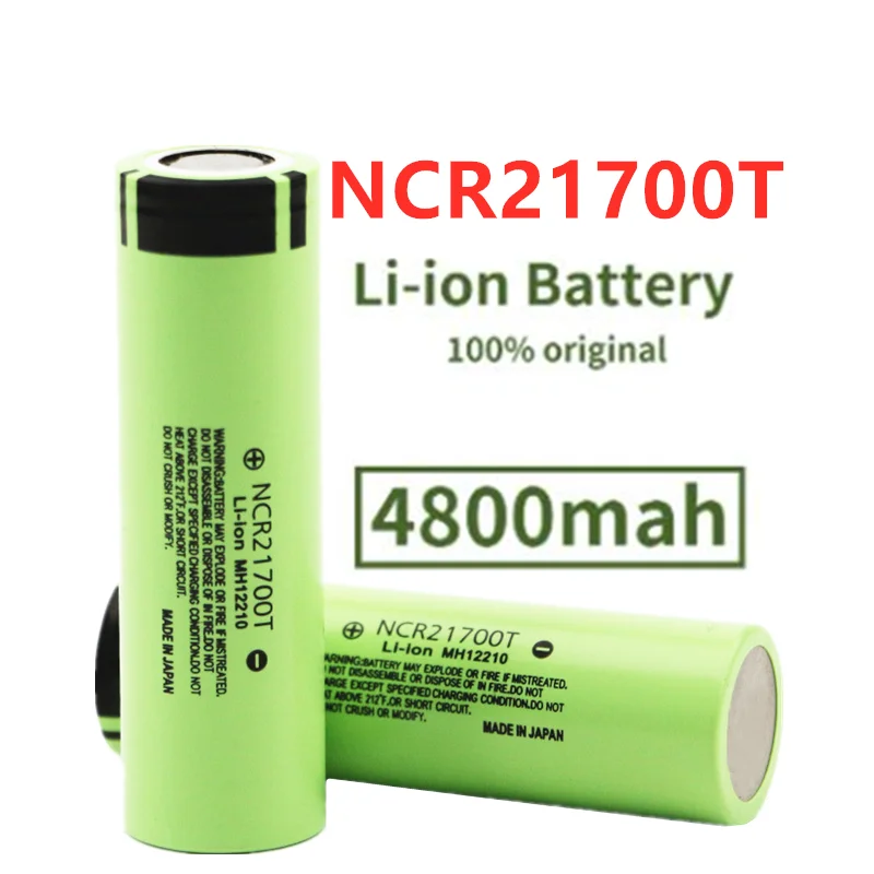 21700 NCR21700T литиевая батарея 4800mAH 3 7 V 40A с высоким током разрядки литий-ионная