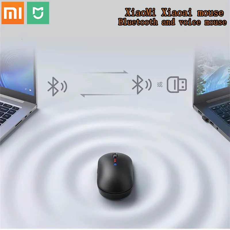 Xiaomi Xiaoai Mouse Bt/2.4Ghz Mouse Wireless Usb Tipo-C Ricaricabile Mouse Cablato Dual Mode Per Computer Computer Portatile Del P