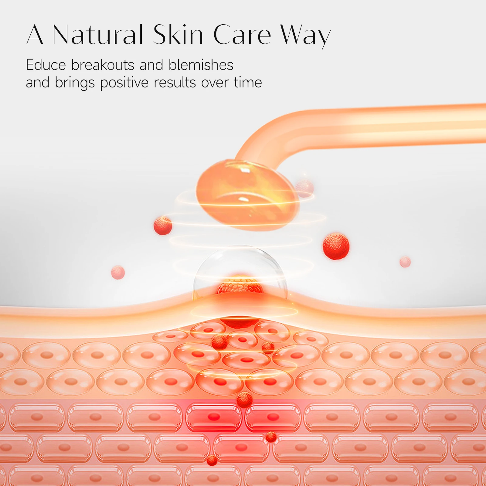 DARSONVAL High Frequency Red Light Therapy Wand Neon Electrotherapy Glass Tube Acne Spot Wrinkles Remover Beauty Facial Care 4