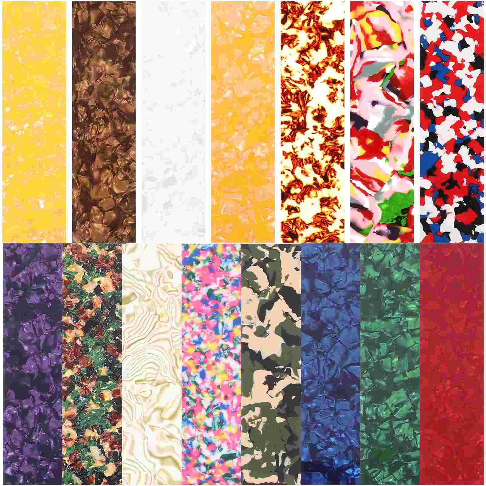 

DIY Guitar Pick Punch Sheets Musicians Recommended Light Medium and Heavy Celluloid Guitar Pick Strips