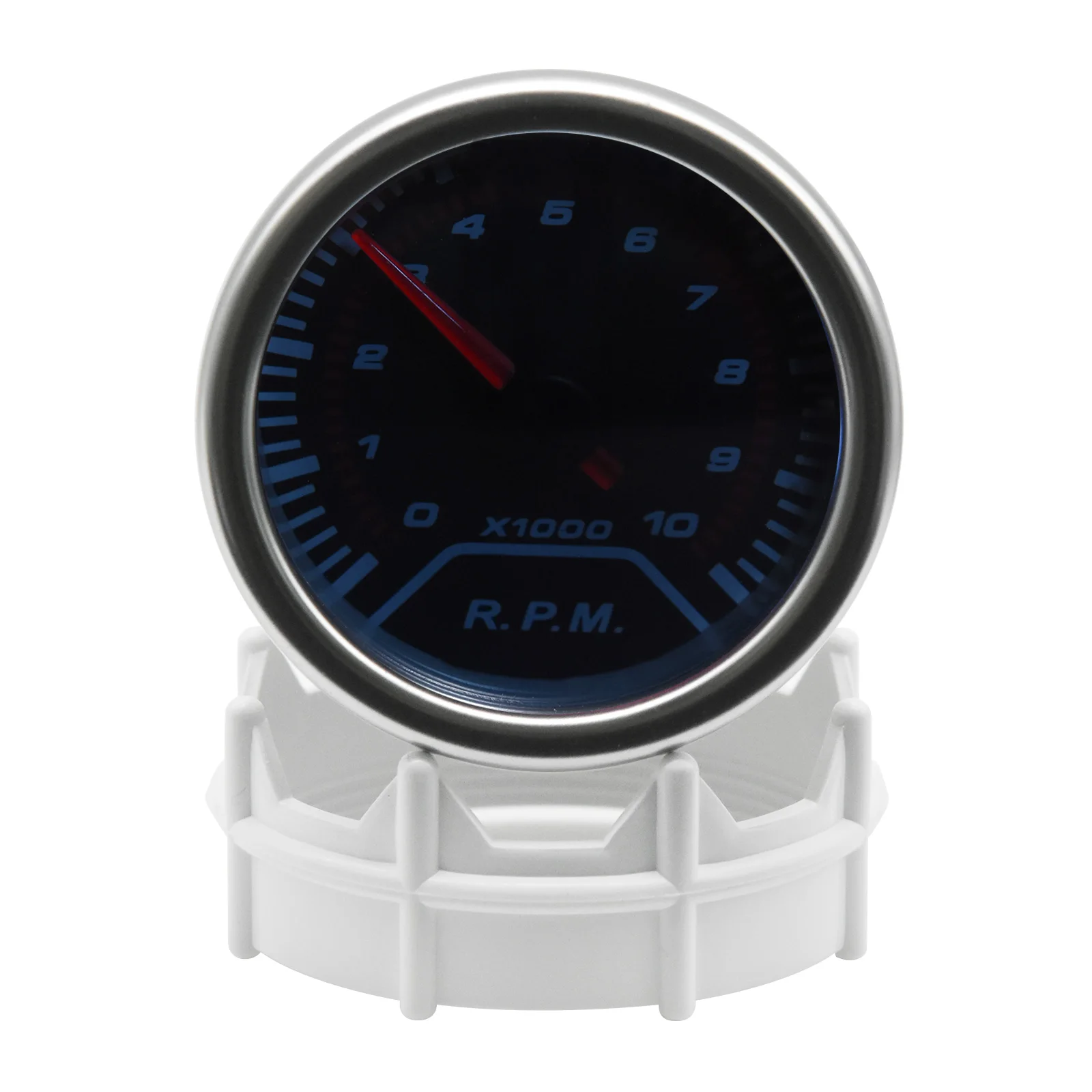 0-1000RPM Tachometer Pointer Smoked Face 2" 52mm Auto Car Gauge RPM Tacho Meter for 1-8 Cylinder Gasoline Car 12V Gauge Holder tachometer gauge engine tachometer tachometer meter
