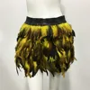 Harajuku Style Fluffy Feather Burning Festival Rave Skirts Elastic Waist Carnival Nightclub Outfit Women Mini Skirts Plus Size 5