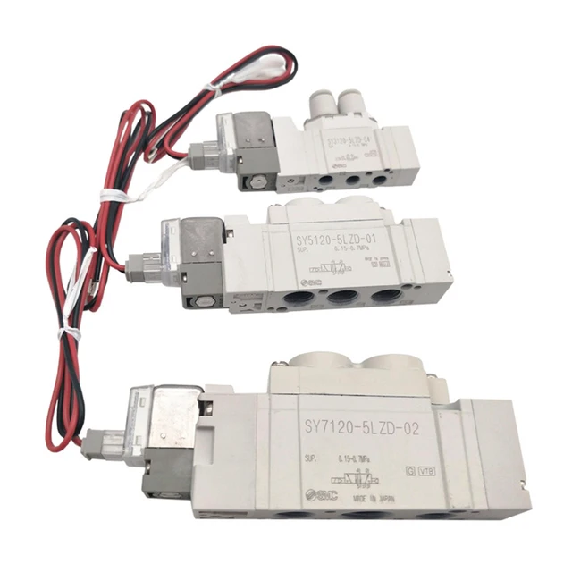 SMC　SY5520-5GZ-C8 ダブルソレノイドバルブ SY5220-5LZ-C8 5ポートソレノイドバルブ SY52シリーズ SMC 切替
