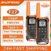 2PCS Baofeng F22 Walkie Talkie Portable Mini Communication Radio Profesional PMR446 /FRS Talkie Walkies Transceiver Radio 1