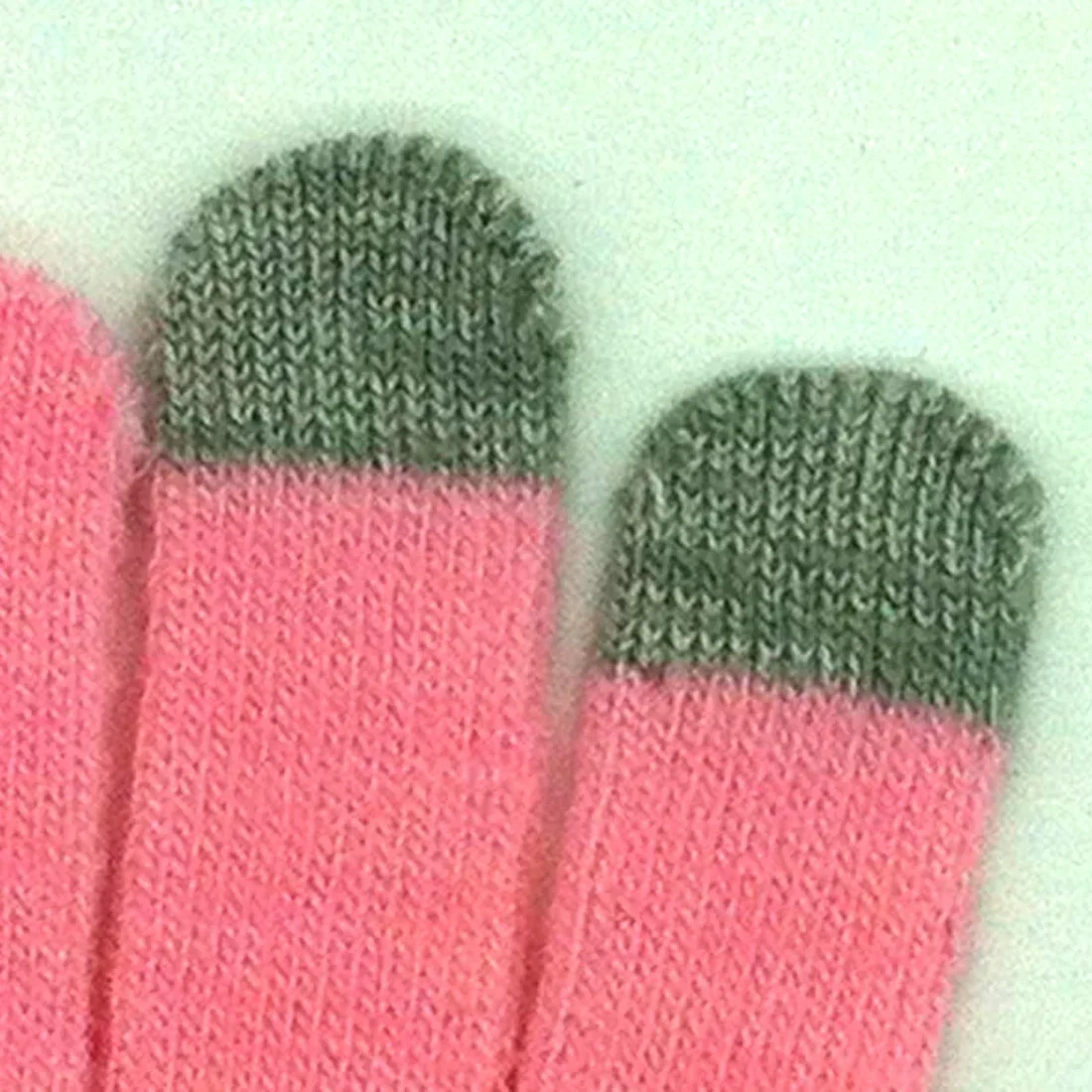 Winter Touch Screen Gloves Texting Cap Smart Phone Women Men Warm Stretch Knit Mittens Full Finger Female Crochet Soft Thicken 5
