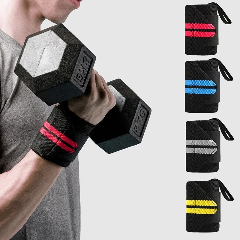

1pc Sports Compression Bandage Bracers Adjustable Men Women Elastic Wrist Guard Wristband Wrist Support Protector Multicolor