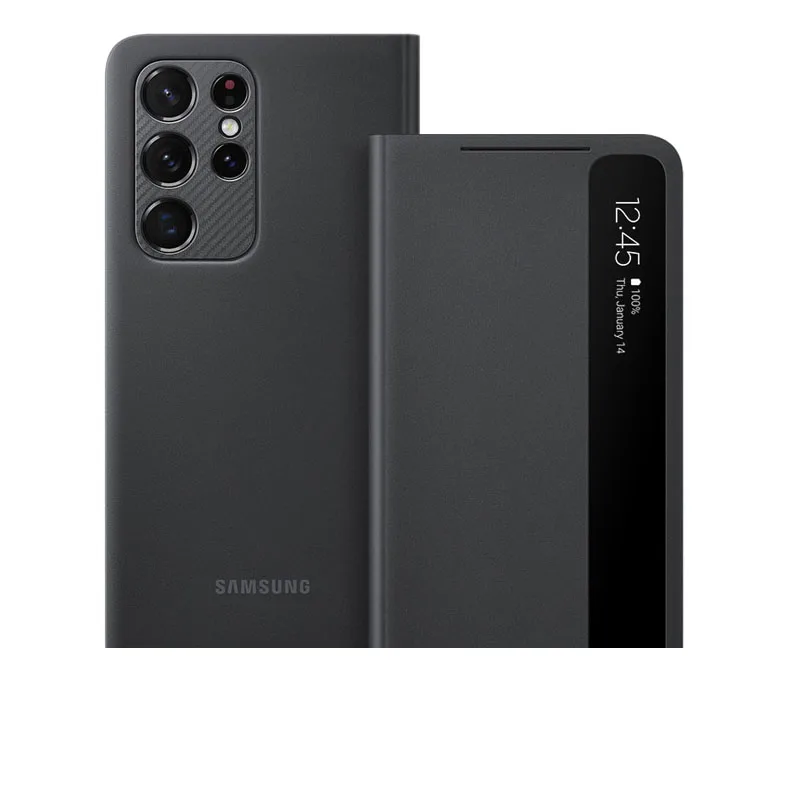 Original Samsung S21 Ultra 5G Smart View Flip Mirror Case For