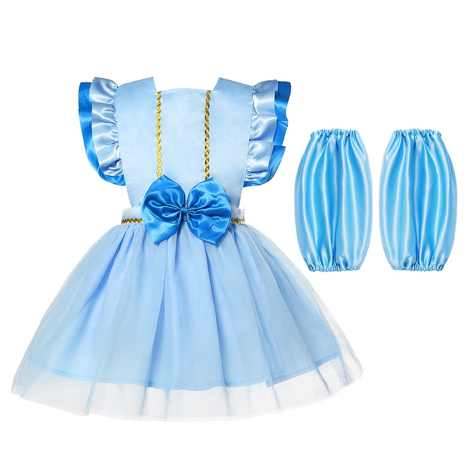 Baby Girls Princess Dress Fancy Costume Toddler Cosplay Arier Snow White Elsa Dress Infant Alice Gowns Girl Birthday vestidos boutique baby dresses