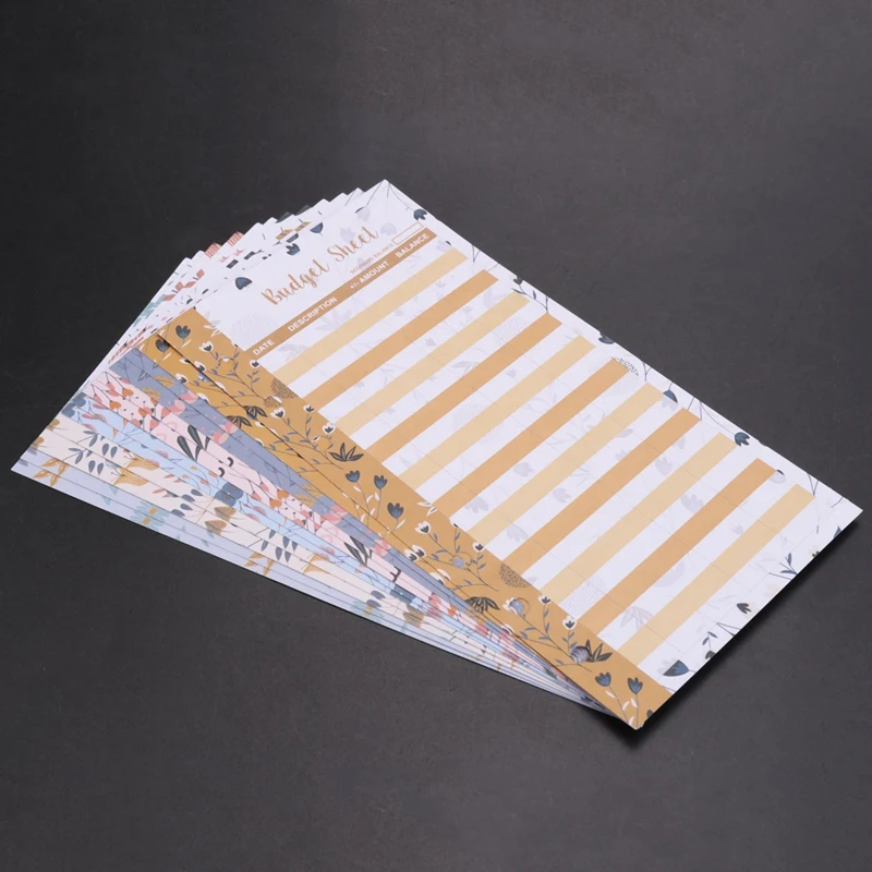 

12 Expense Budget Sheets, Money Organizer For A6 Budget Binder -For Cash & Ledger Book, For Wallet, Budget Planner