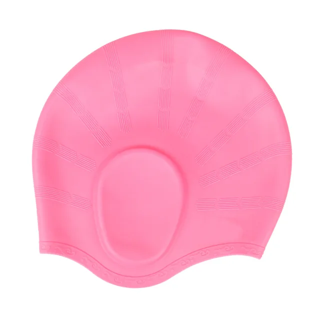 실리콘 방수 수영 모자는 수영 시 머리와 귀를 보호하고 온도를 유지하면서 물이 귀 안으로 들어가는 것을 방지합니다.